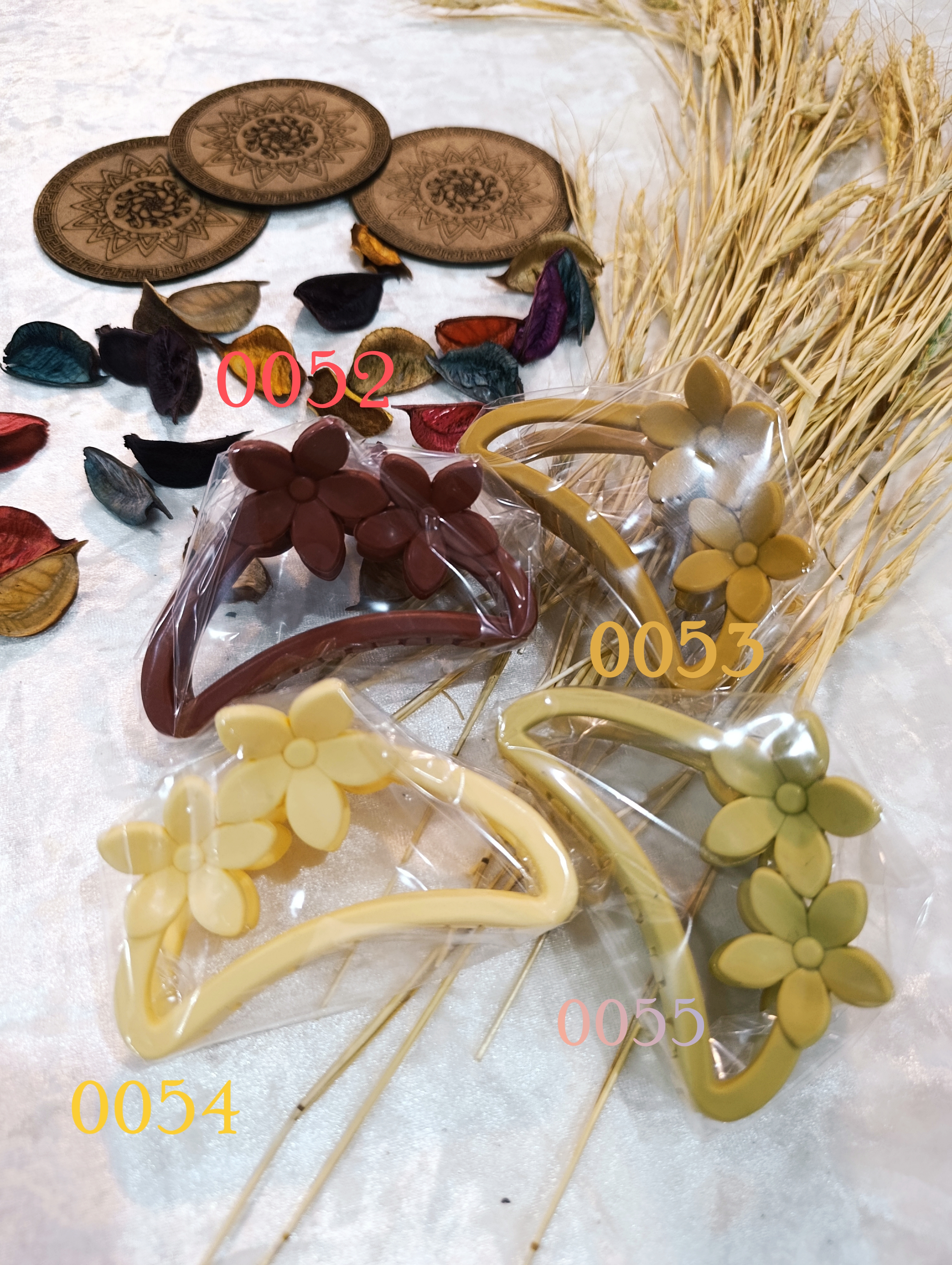 کلیپس طرح گل دخترانه