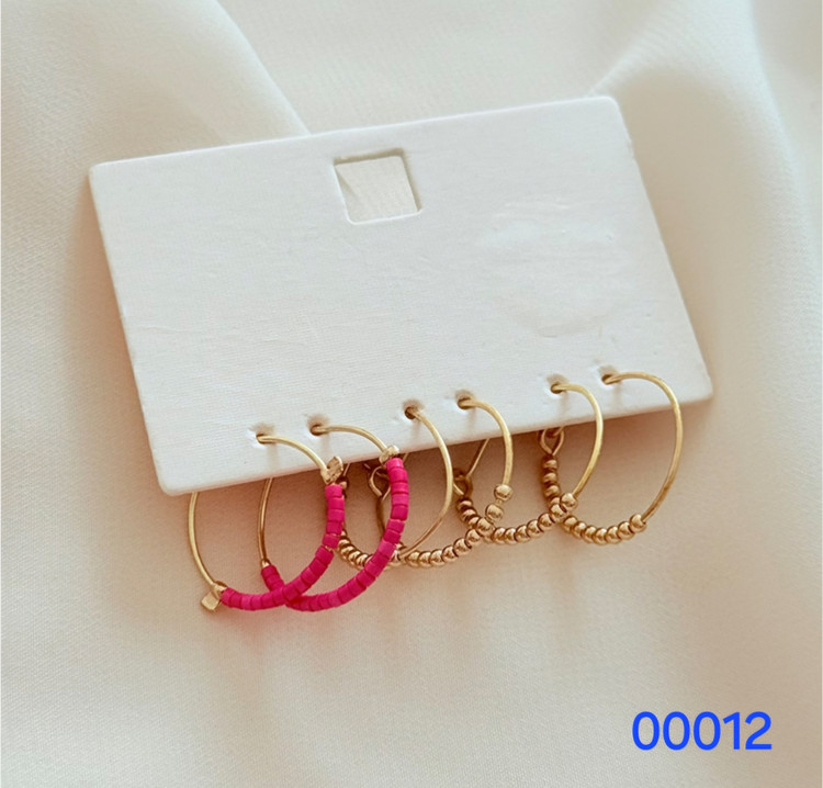 پک گوشواره حلقه ای کار دست هنرمند آلمانی